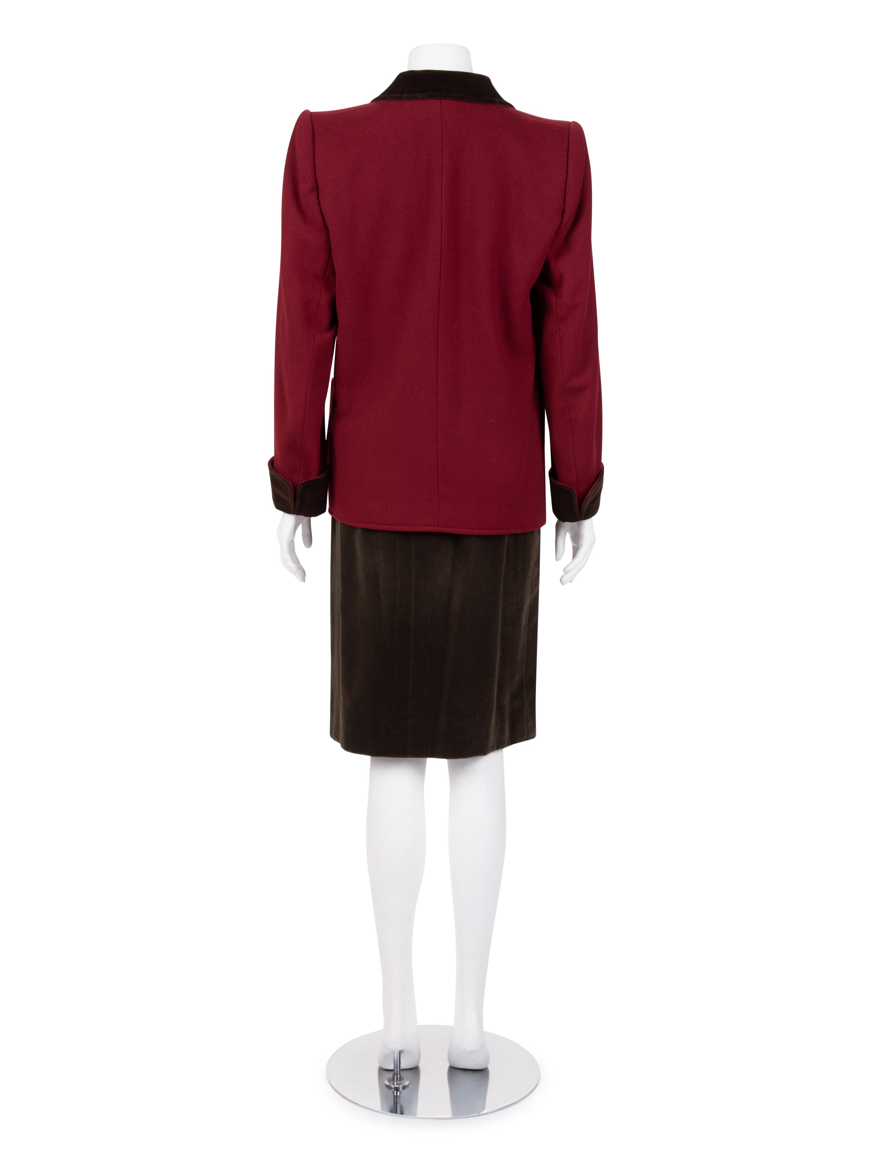 Yves Saint Laurent Haute Couture Four-Piece Ensemble, Fall 1983