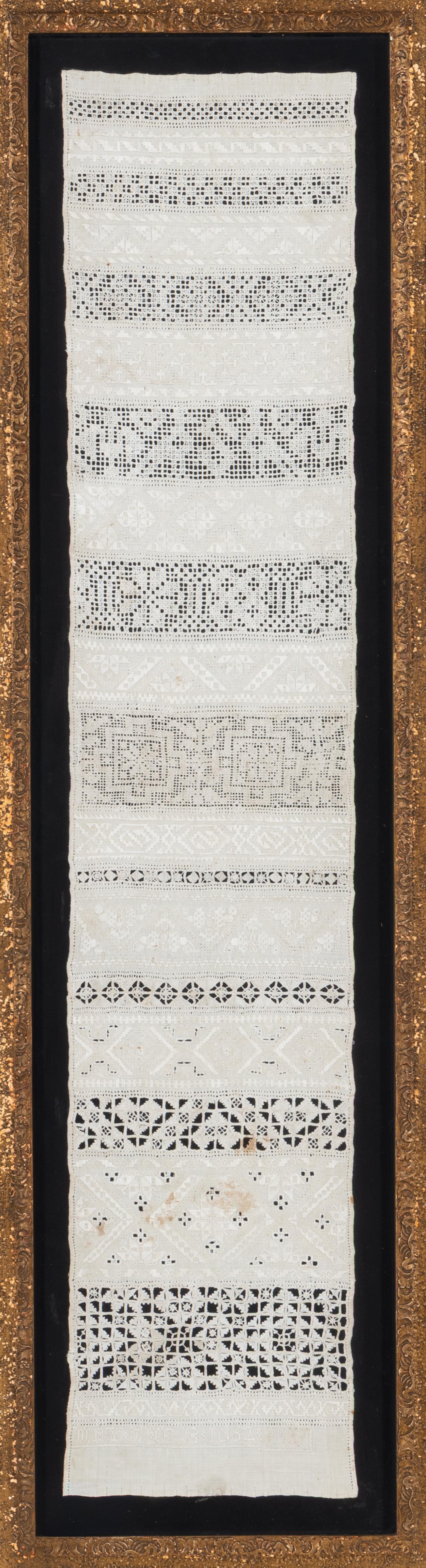 An English Whitework Lace Sampler