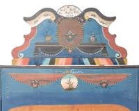 A Painted and Decorated Bed