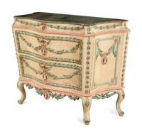 An Italian Painted Chest of Drawers