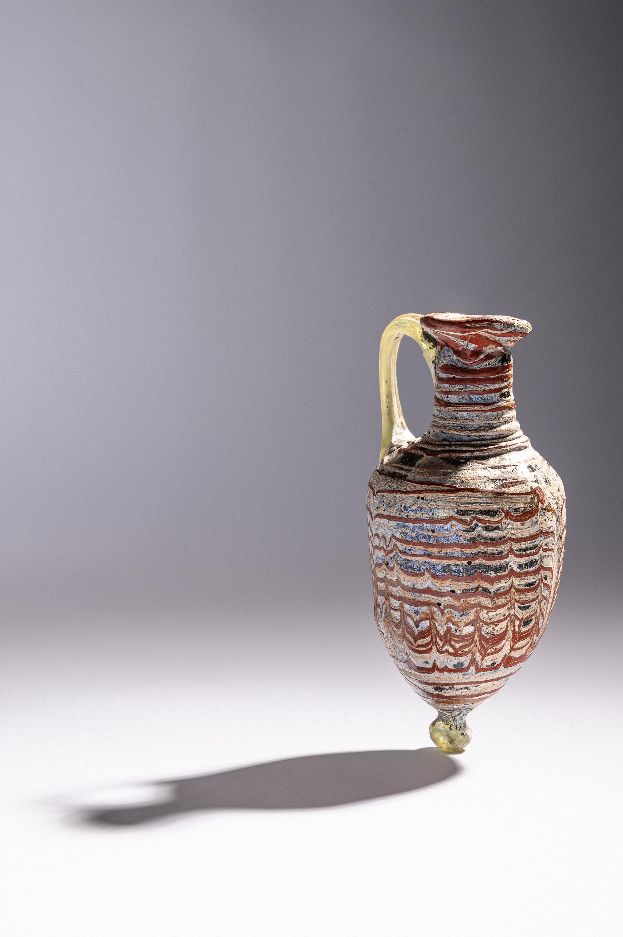 A Greek Core-Formed Glass Amphoriskos
