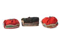 Anishinaabe and Tuscarora Beaded Cotton Caps