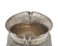 A Three-Piece Sterling Silver "Basket Weave" Tea Service