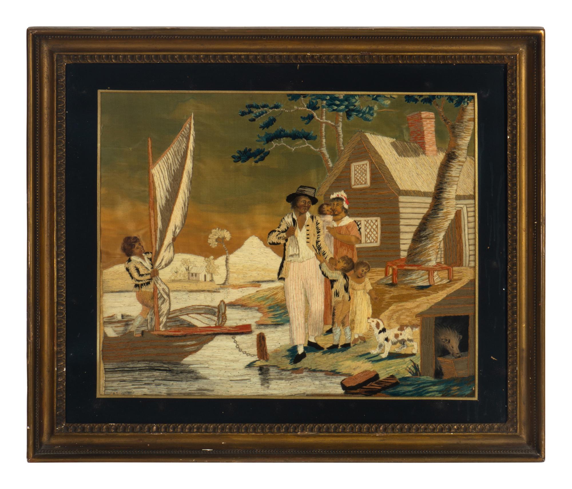 An English Needlework Picture