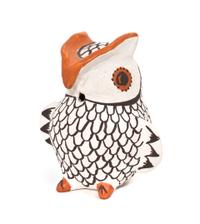 An Acoma Polychrome Owl Height 5 x diameter 3 1/2 inches.