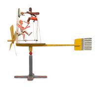 A One of a Kind Michael Jordan Signed Autograph Edward Larson 1989 Whirligig Folk Art (Beckett Authentication Services)