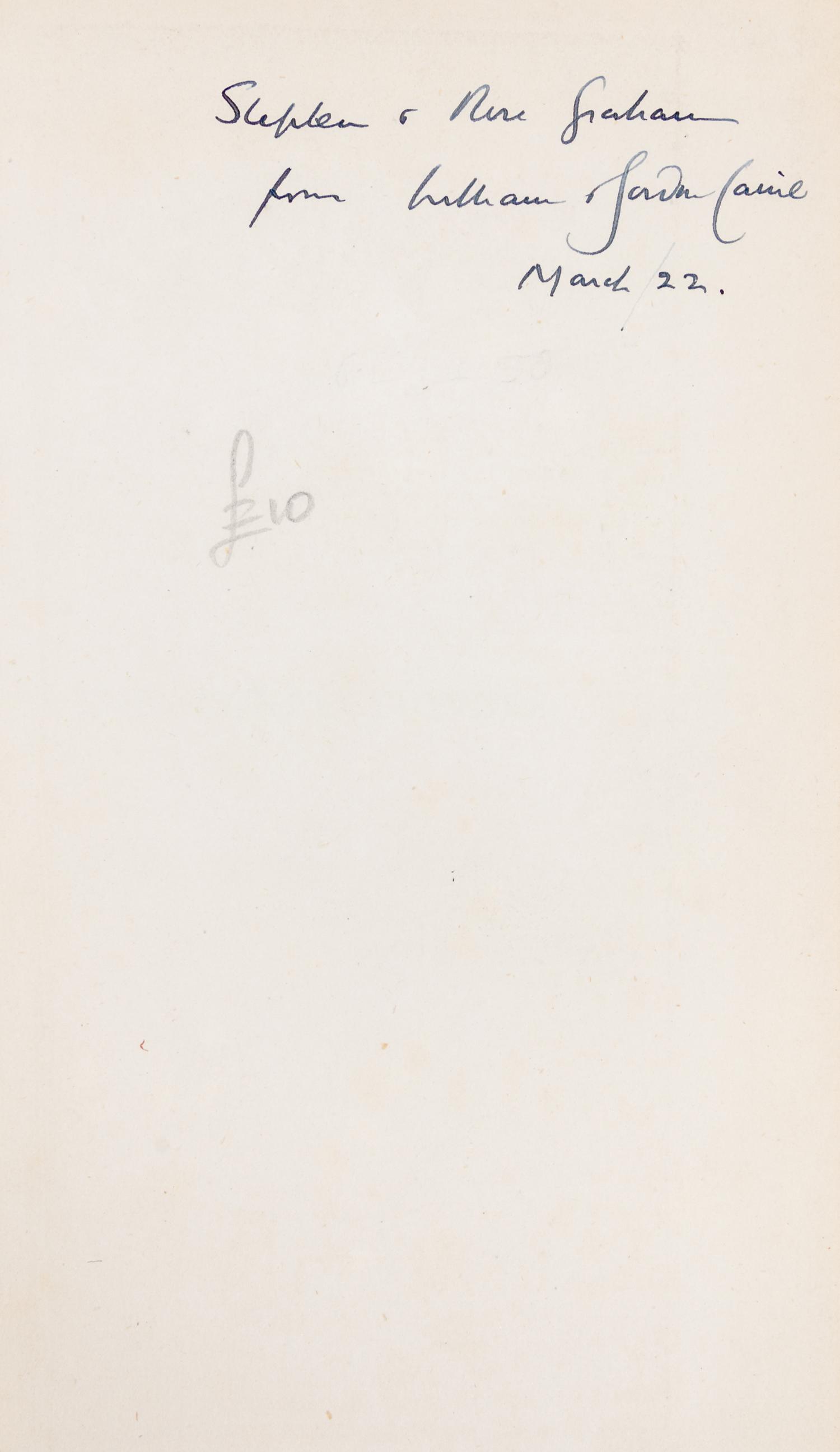 CAINE, WILLIAM and JOHN FAIRBAIRN. The Confectioners. Bristol, 1906. First edition, inscribed.