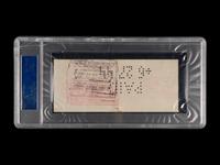 A Stan Musial Signed Autograph 1944 Check (PSA Encapsulated)