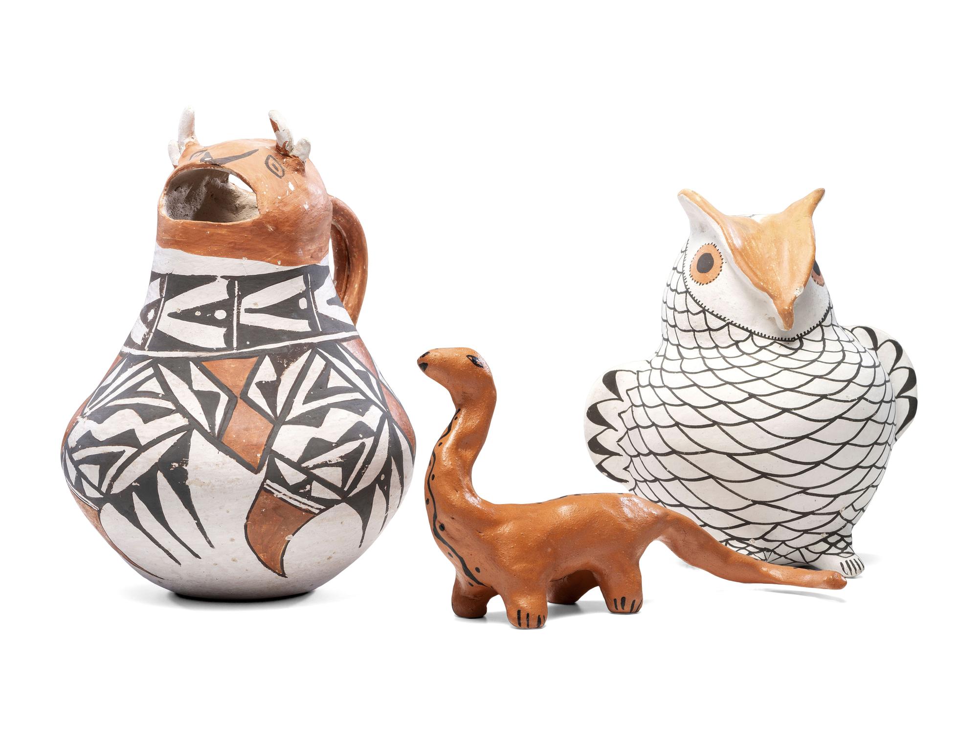 Acoma Figural Pottery, PLUS