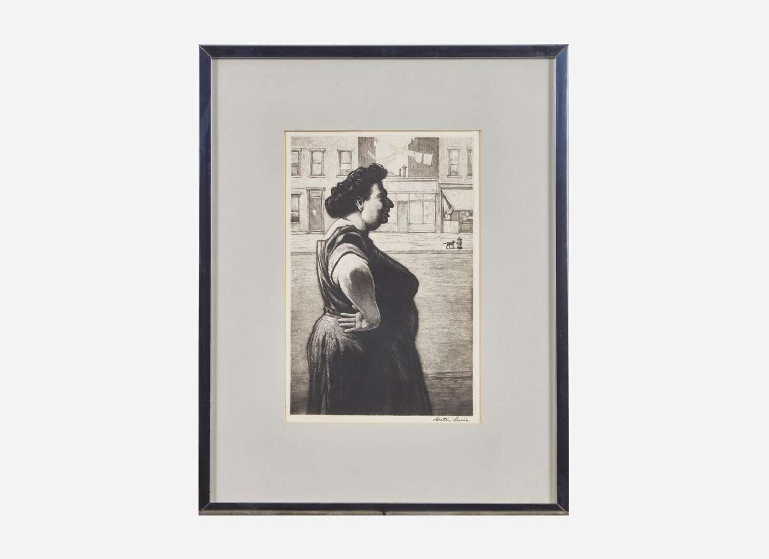 Martin Lewis (American, 1881–1962) - Boss of the Block