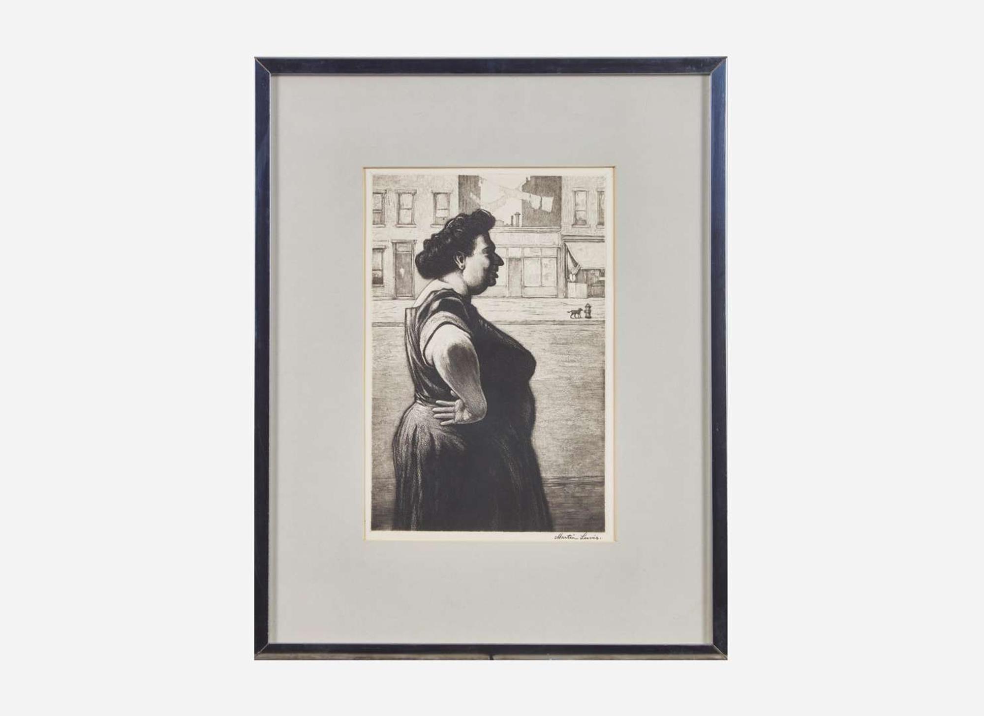 Martin Lewis (American, 1881–1962) - Boss of the Block