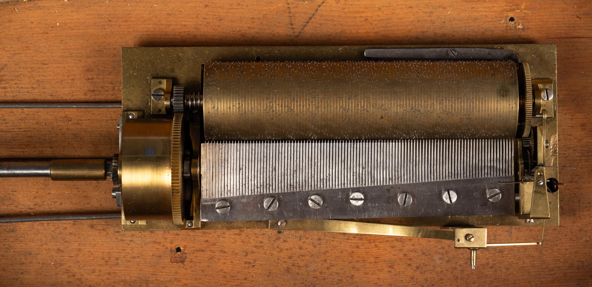 A Four-Air Musical Clock Base by F. LeCoultre