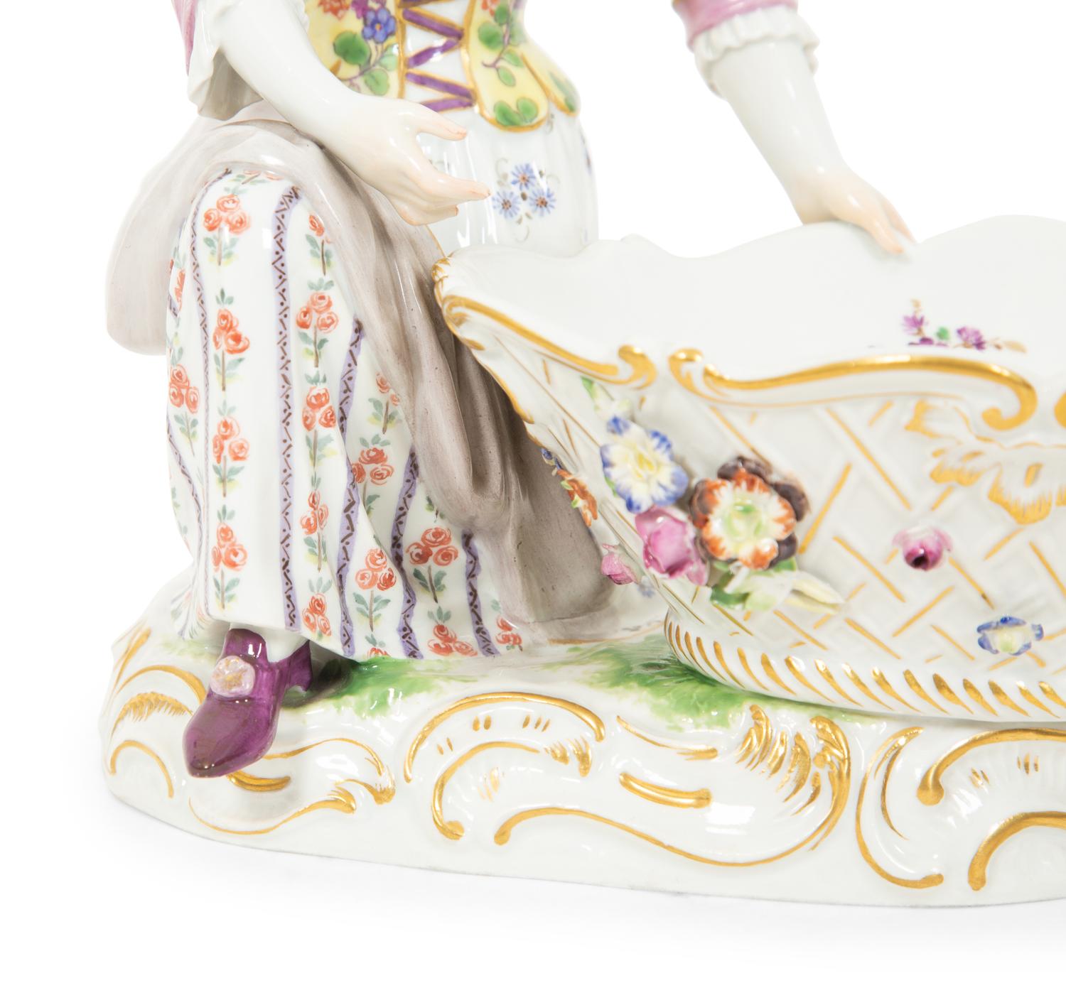 Two Dresden Porcelain Figurines