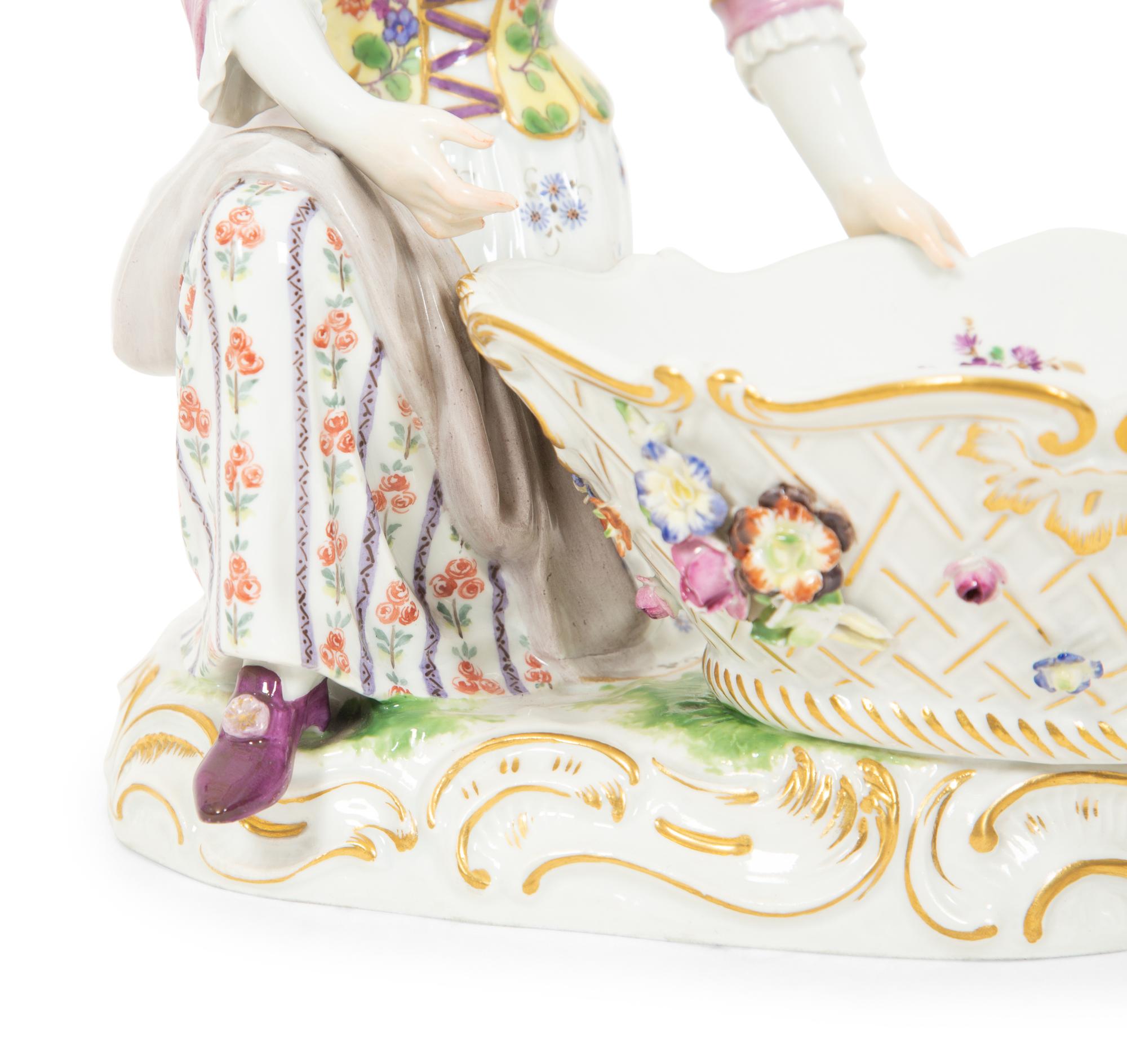 Two Dresden Porcelain Figurines