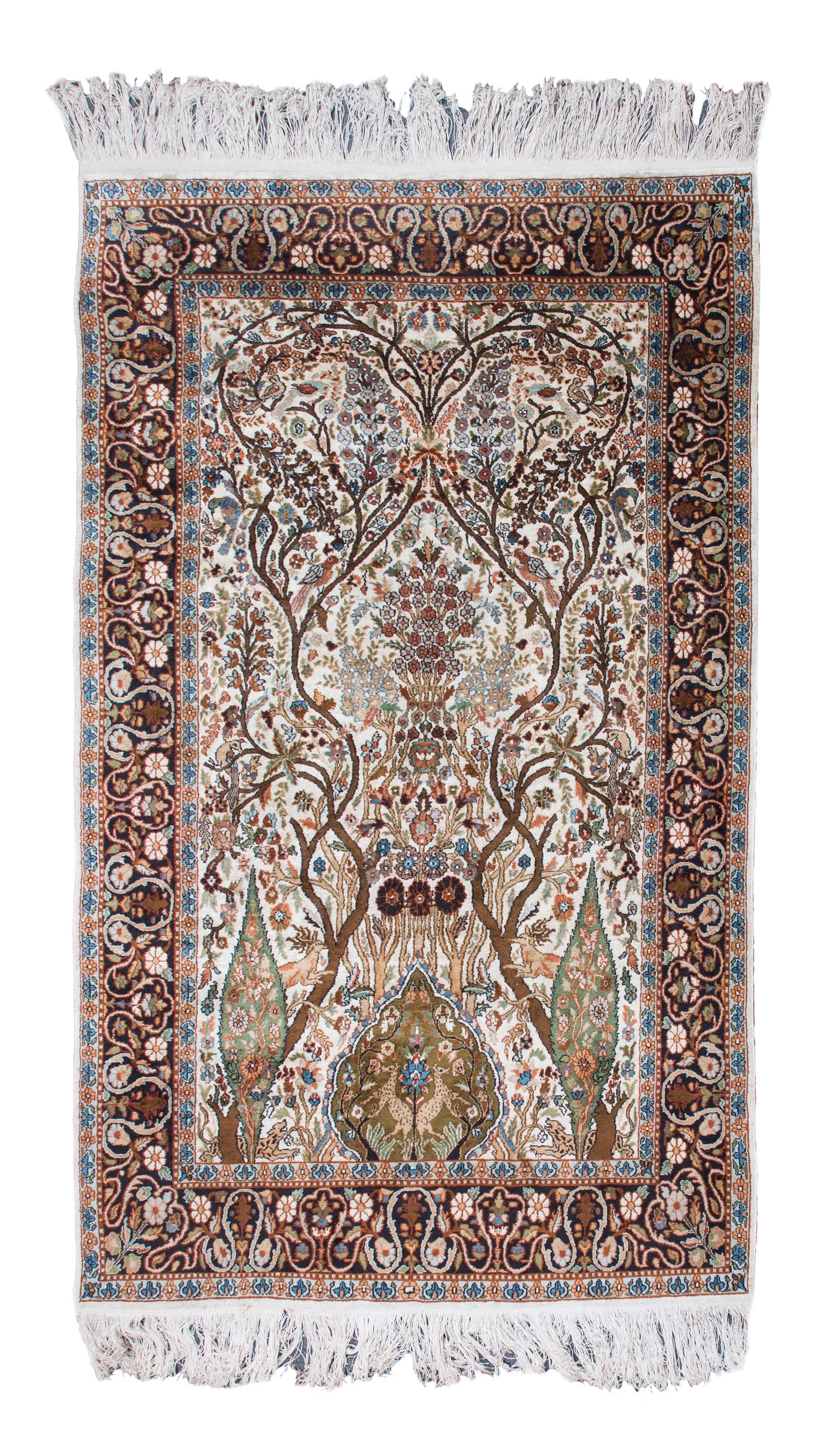 A Persian Wool Prayer Rug 6 feet 3 inches x 3 feet 11 inches. — 2ND HALF 20TH CENTURY