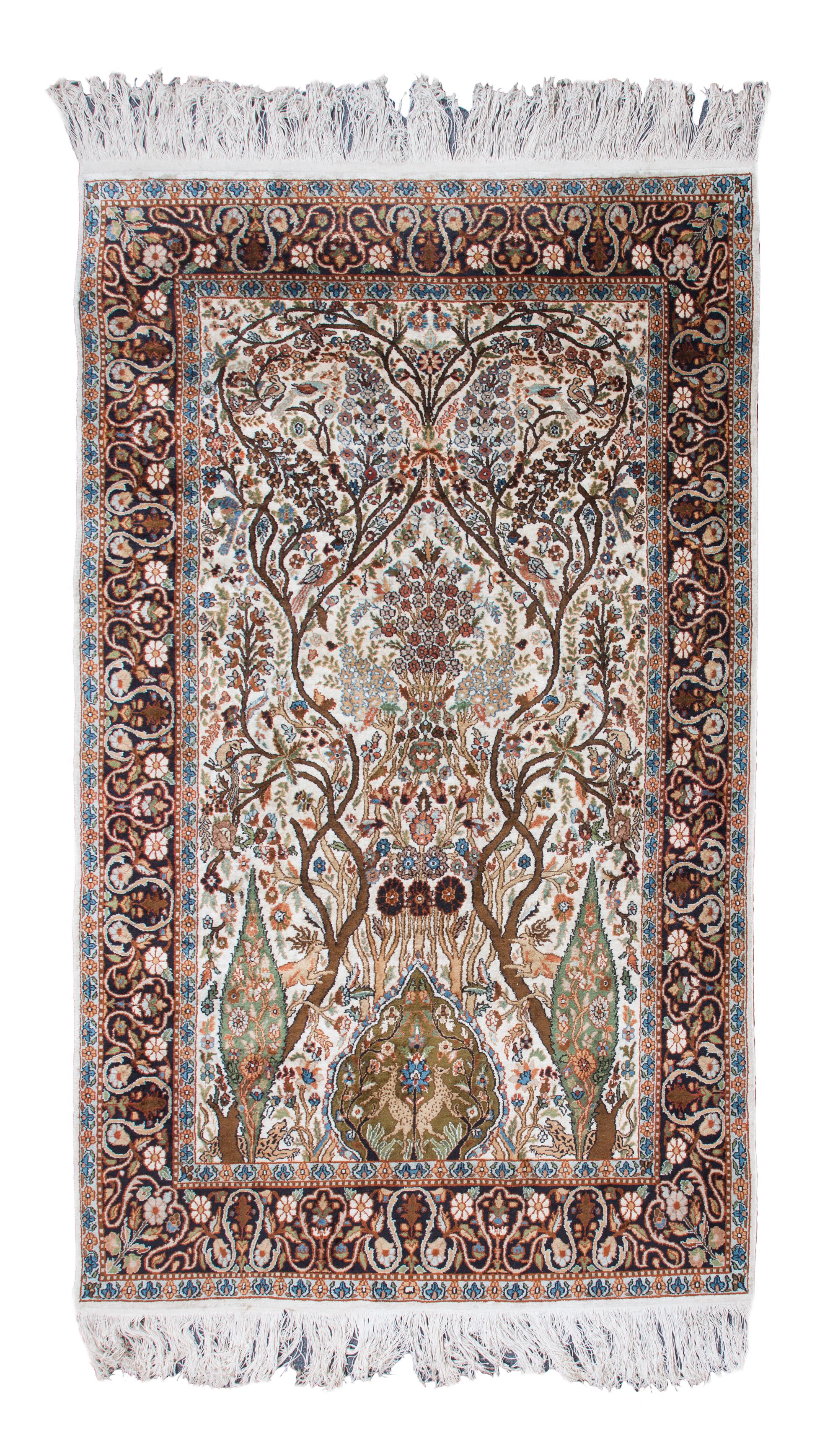 A Persian Wool Prayer Rug 6 feet 3 inches x 3 feet 11 inches. — 2ND HALF 20TH CENTURY