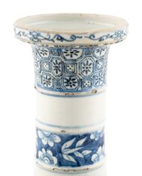 Three Chinese Blue and White Porcelain Bottles