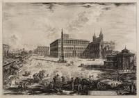 PIRANESI, Giovanni Battista (1720-1778). Veduta della Piazza e Basilica di S. Giovanni in Laterano