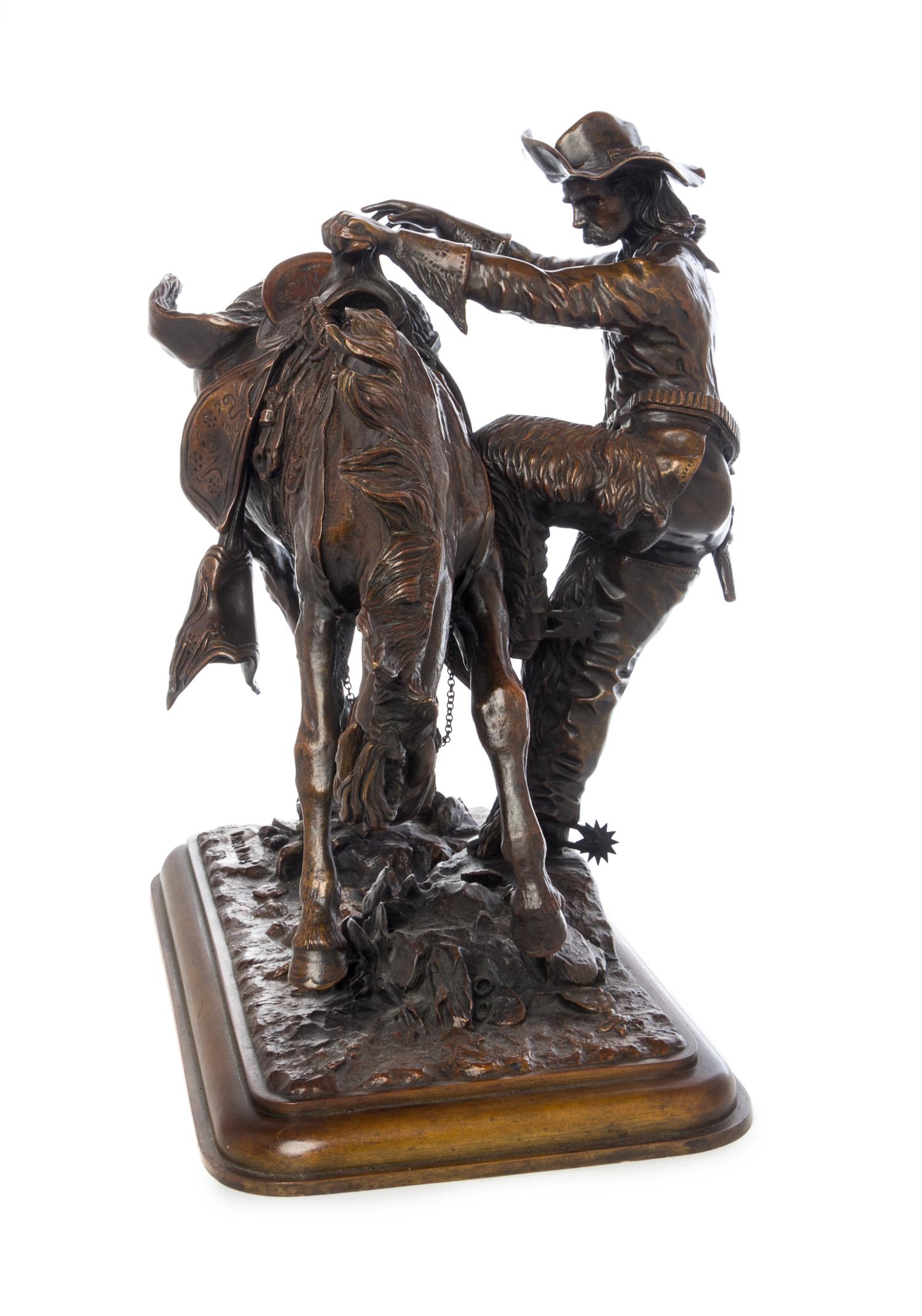 Walter Winans, (American, 1852-1920), Buffalo Bill Mounting His Horse, 1892