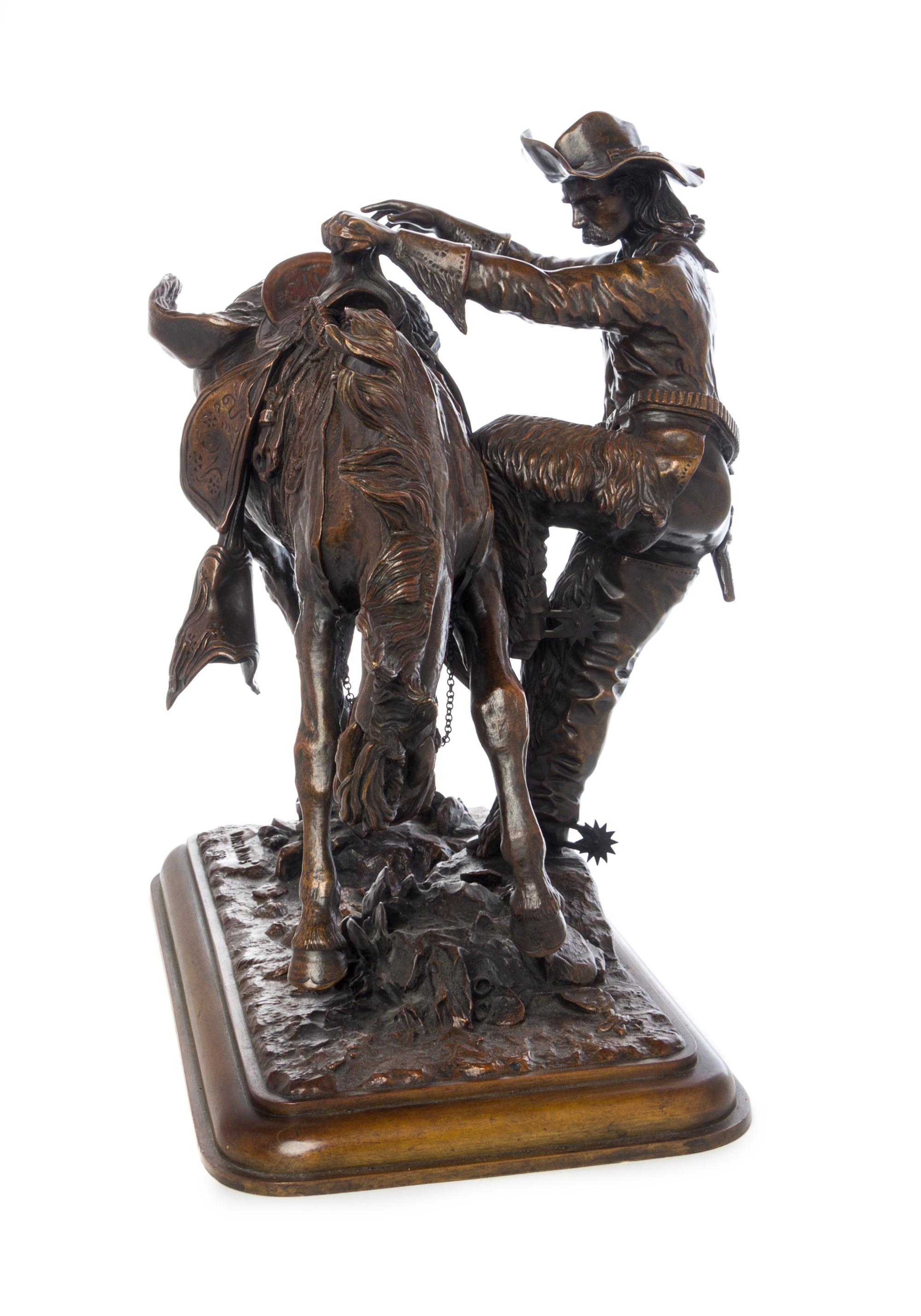 Walter Winans, (American, 1852-1920), Buffalo Bill Mounting His Horse, 1892