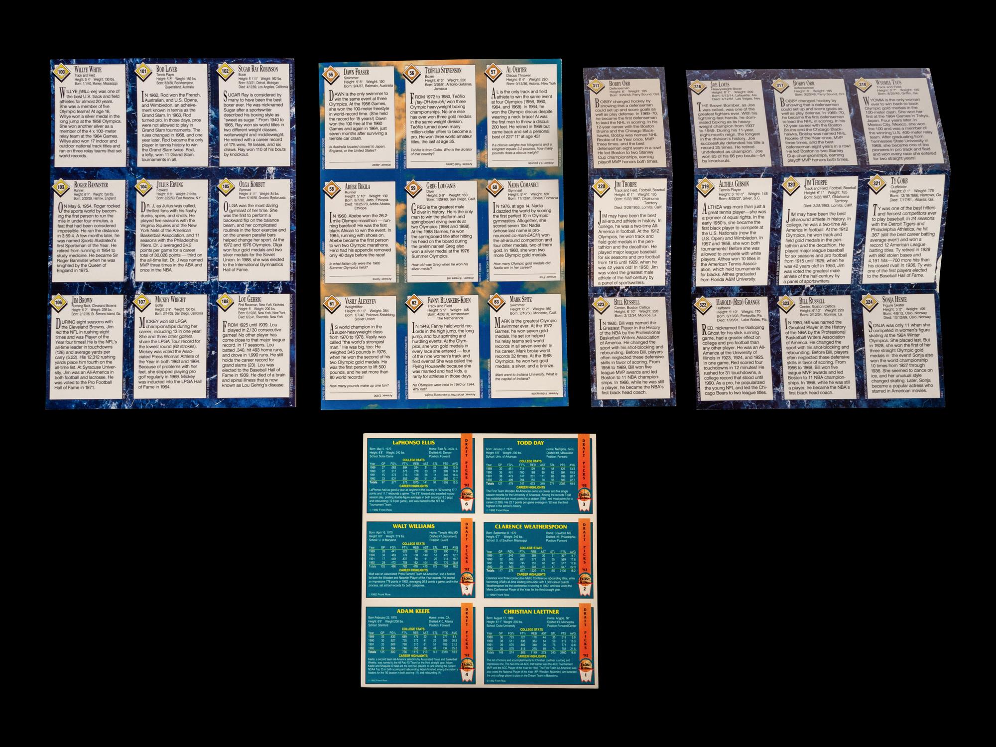 A Large Group of Over 275 Assorted 1990s Sports Illustrated For Kids Trading Cards,