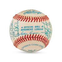 A Large Group of Assorted 1950s-2000s Boston Red Sox Team Signed Autograph Baseballs