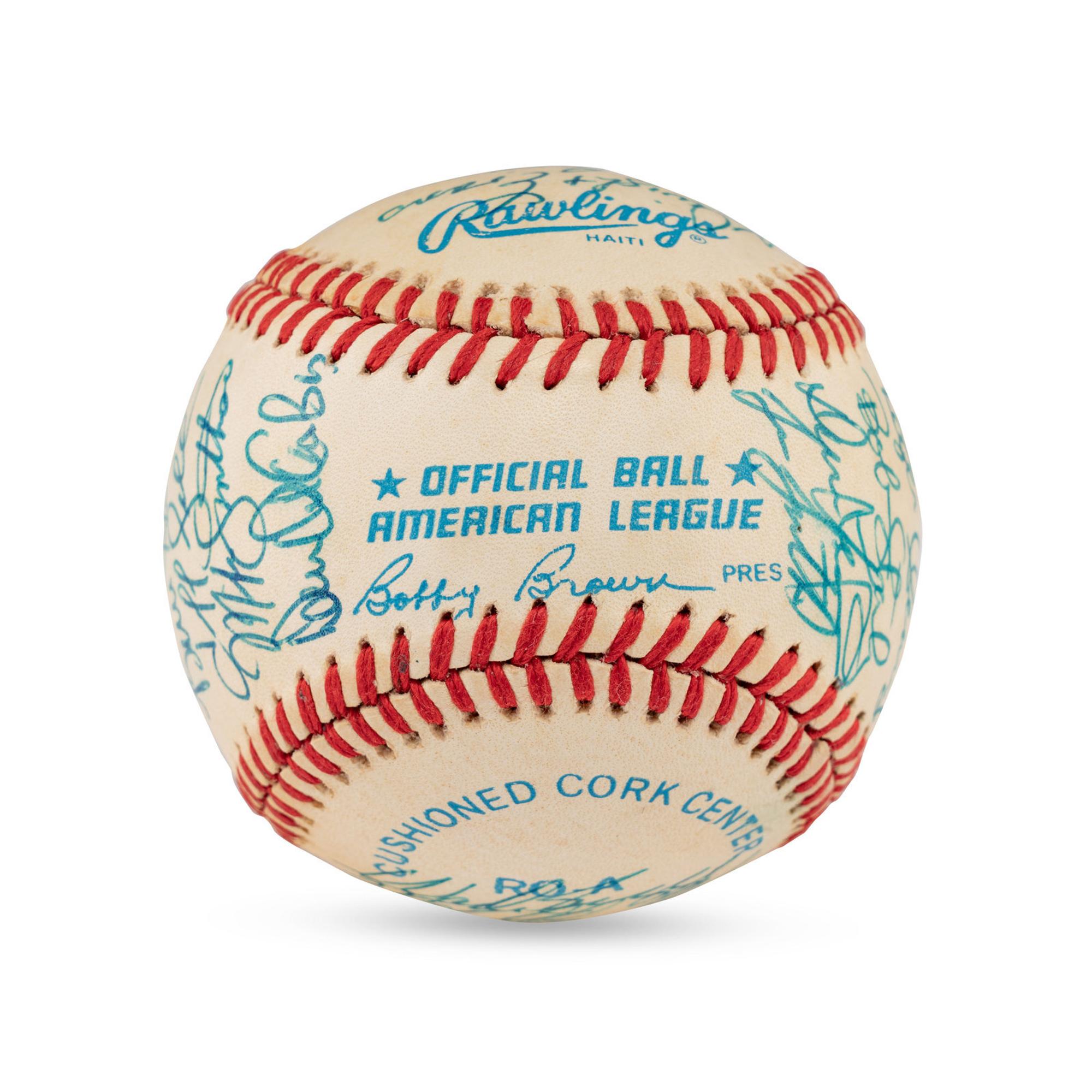 A Large Group of Assorted 1950s-2000s Boston Red Sox Team Signed Autograph Baseballs