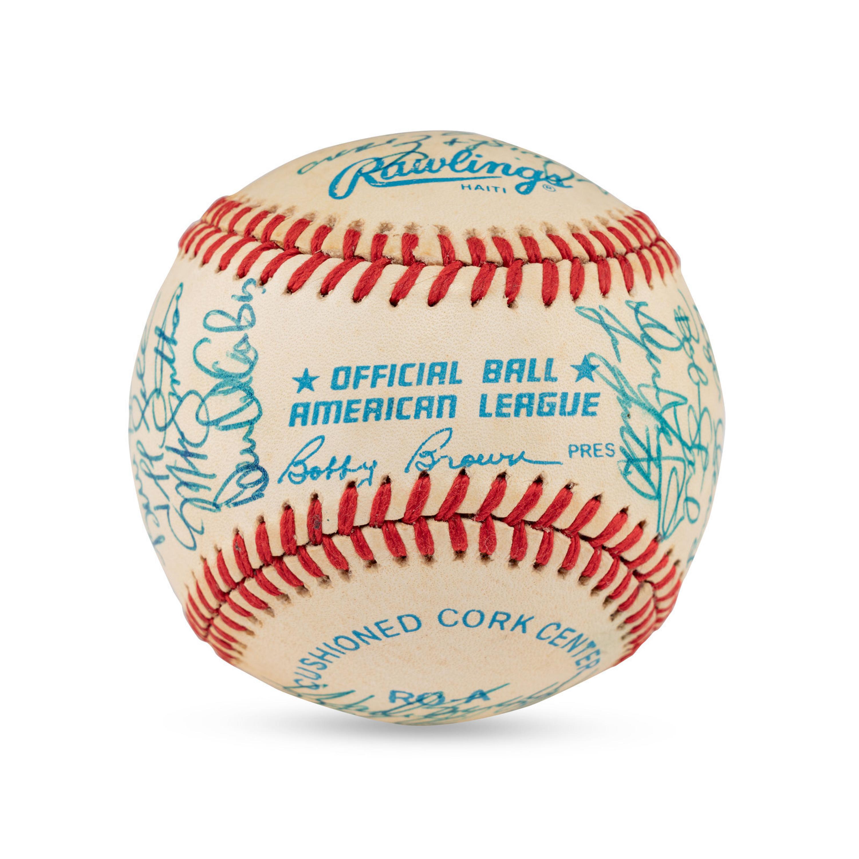 A Large Group of Assorted 1950s-2000s Boston Red Sox Team Signed Autograph Baseballs