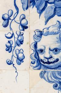 A Delft Pottery Tile Panel