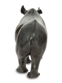 A Carved Stone Model of a Rhinoceros