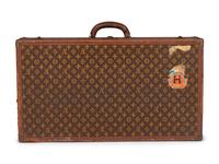 Louis Vuitton Stamped Monogram Alzer 80 Suitcase, 20th Century