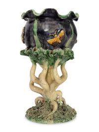 A Collection of Five Jose Alvas Cunha Palissy Majolica Articles