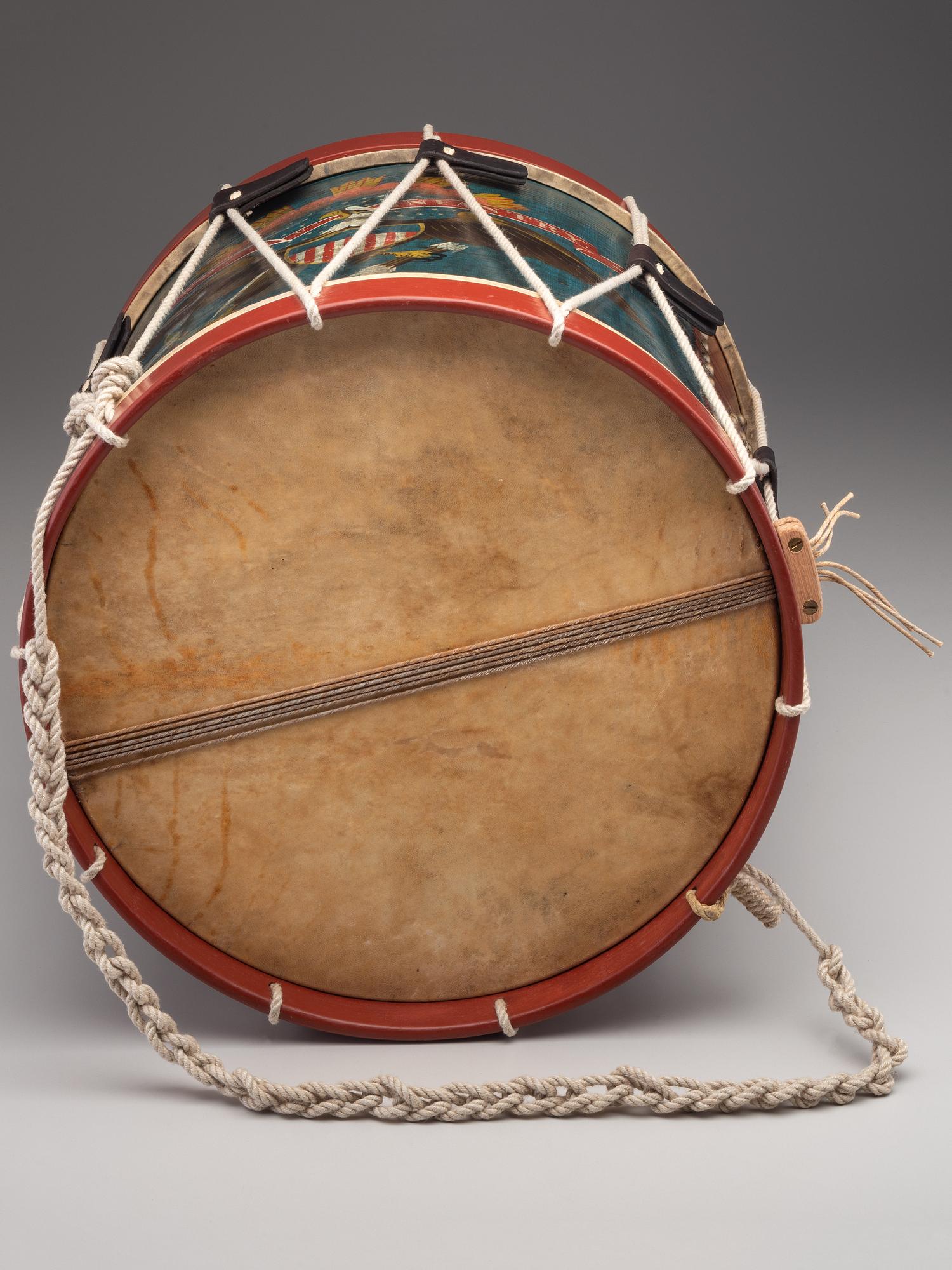 [CIVIL WAR]. Regulation US Infantry snare drum. Manufactured by C. & F. Soistmann, Philadelphia, PA.