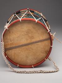 [CIVIL WAR]. Regulation US Infantry snare drum. Manufactured by C. & F. Soistmann, Philadelphia, PA.