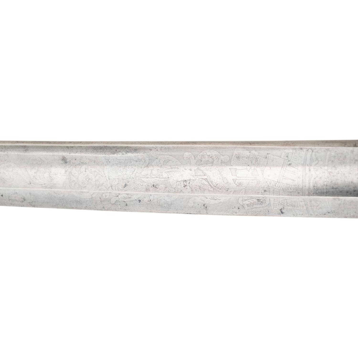 Two Presentation Swords to Lieutenant and Colonel (General) Gershom Mott, An Ames 1840 Officers Sword and an Ames 1850 Foot Officers Sword