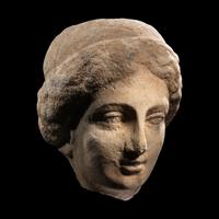 A Greek Marble Female Head