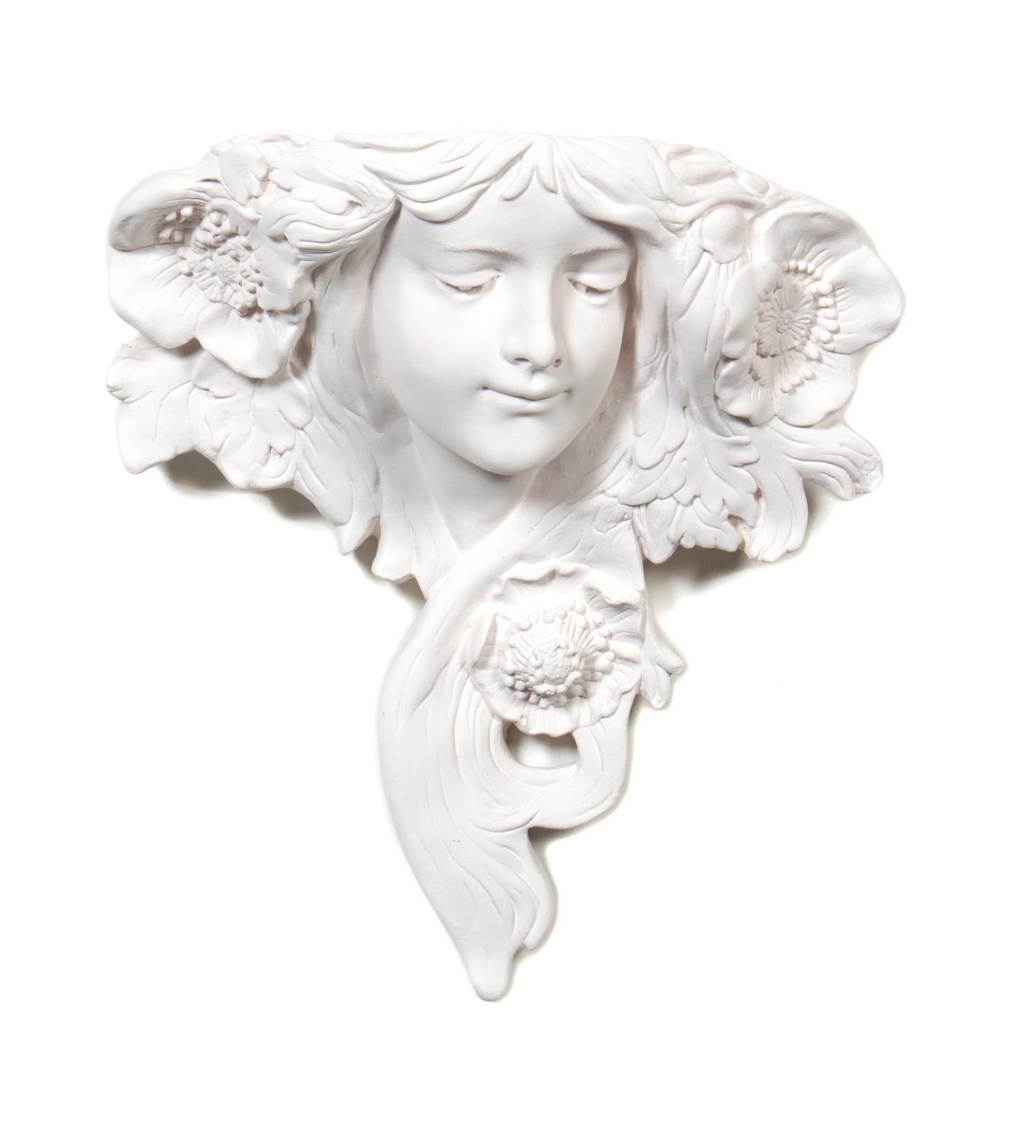 A Set of Four Composite Art Nouveau Style Wall Pockets Height 14 1/2 inches. — ORNATE PRODUCTIONS INTERNATIONAL