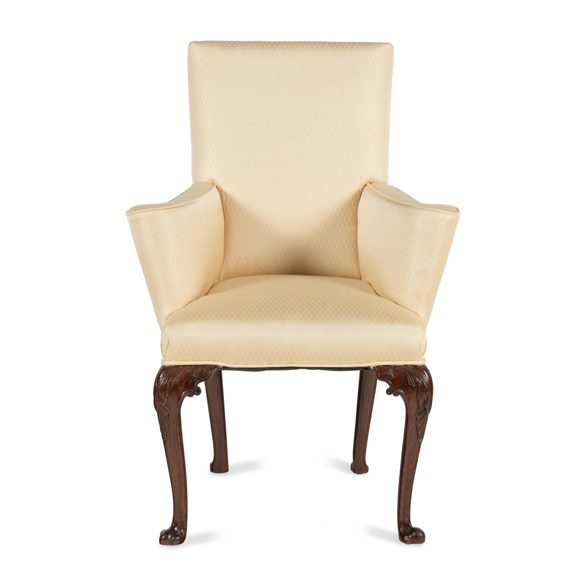 A George II Walnut Ladies’ Armchair