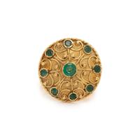 YELLOW GOLD AND EMERALD RING