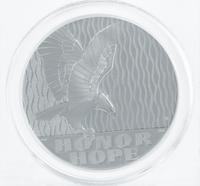 A Pair of United States 2011-W September 11, 2001 Memorial Limited Edition First Strike 1 Oz. Silver Medals