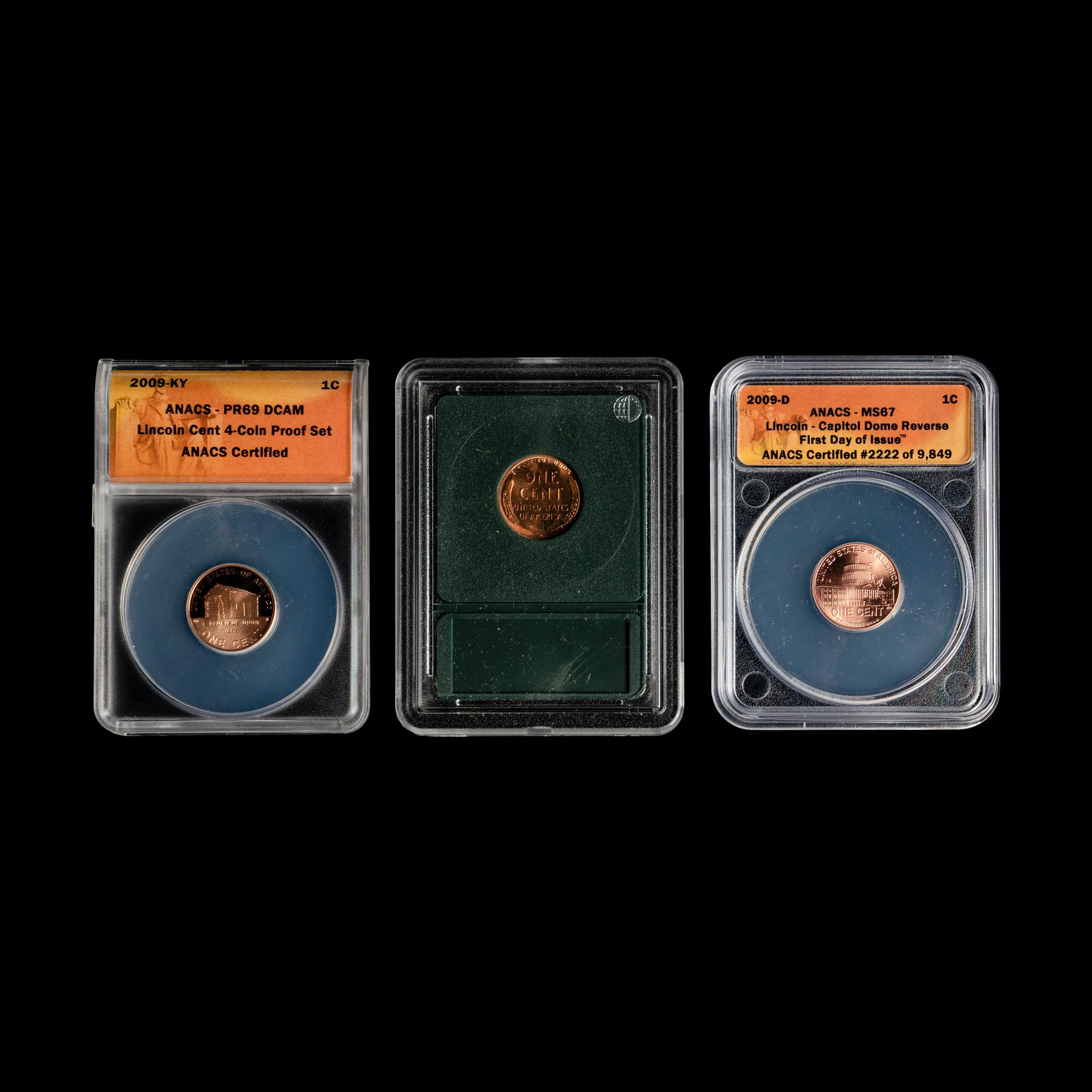 A Large Collection of 1c Mint Coins and Proofs