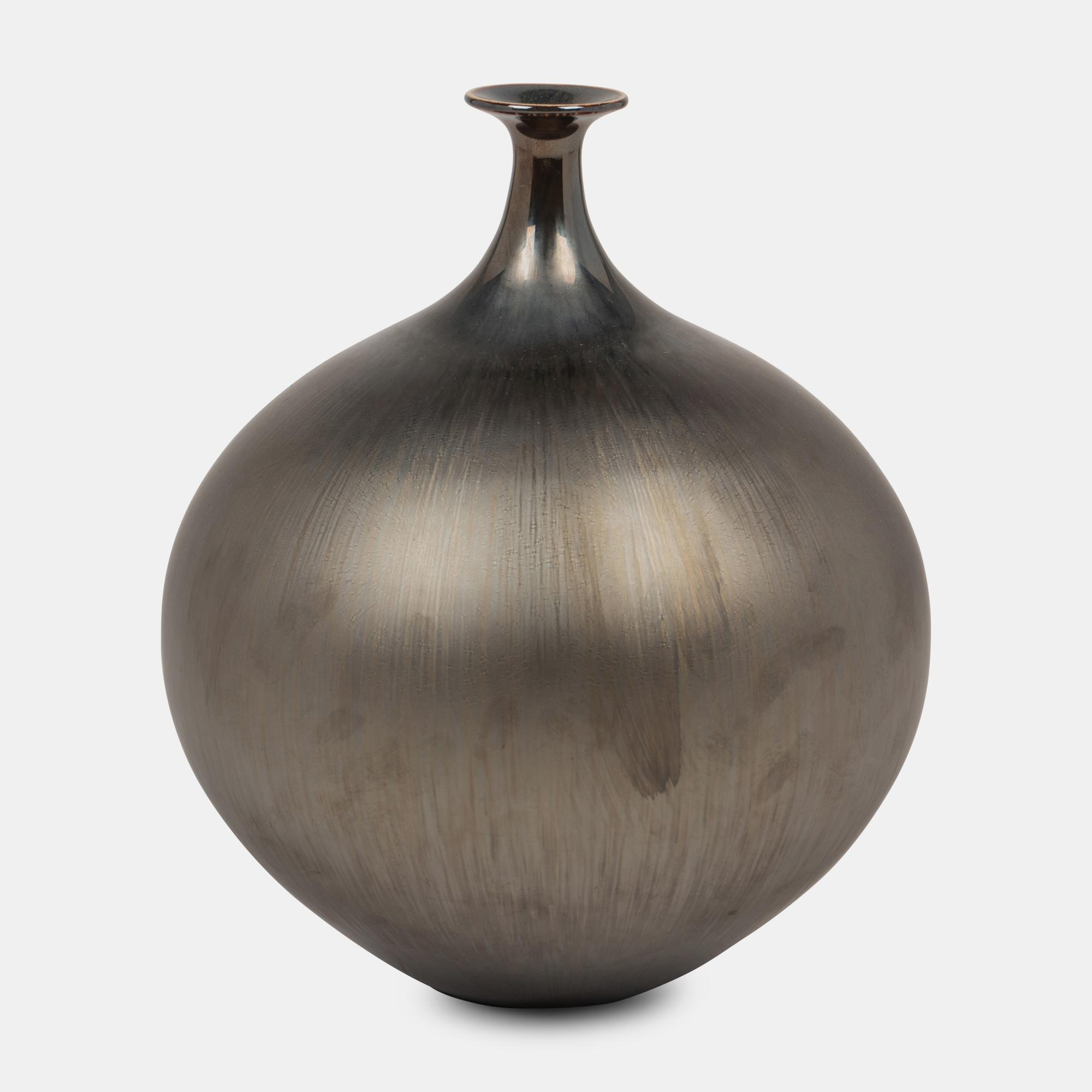 Vase with Silver Glaze