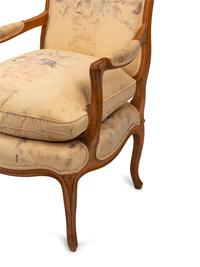 A Pair of Louis XV Provincial Style Armchairs