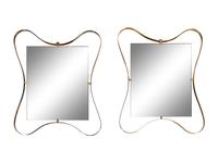 A Pair of Sculptural Mirrors