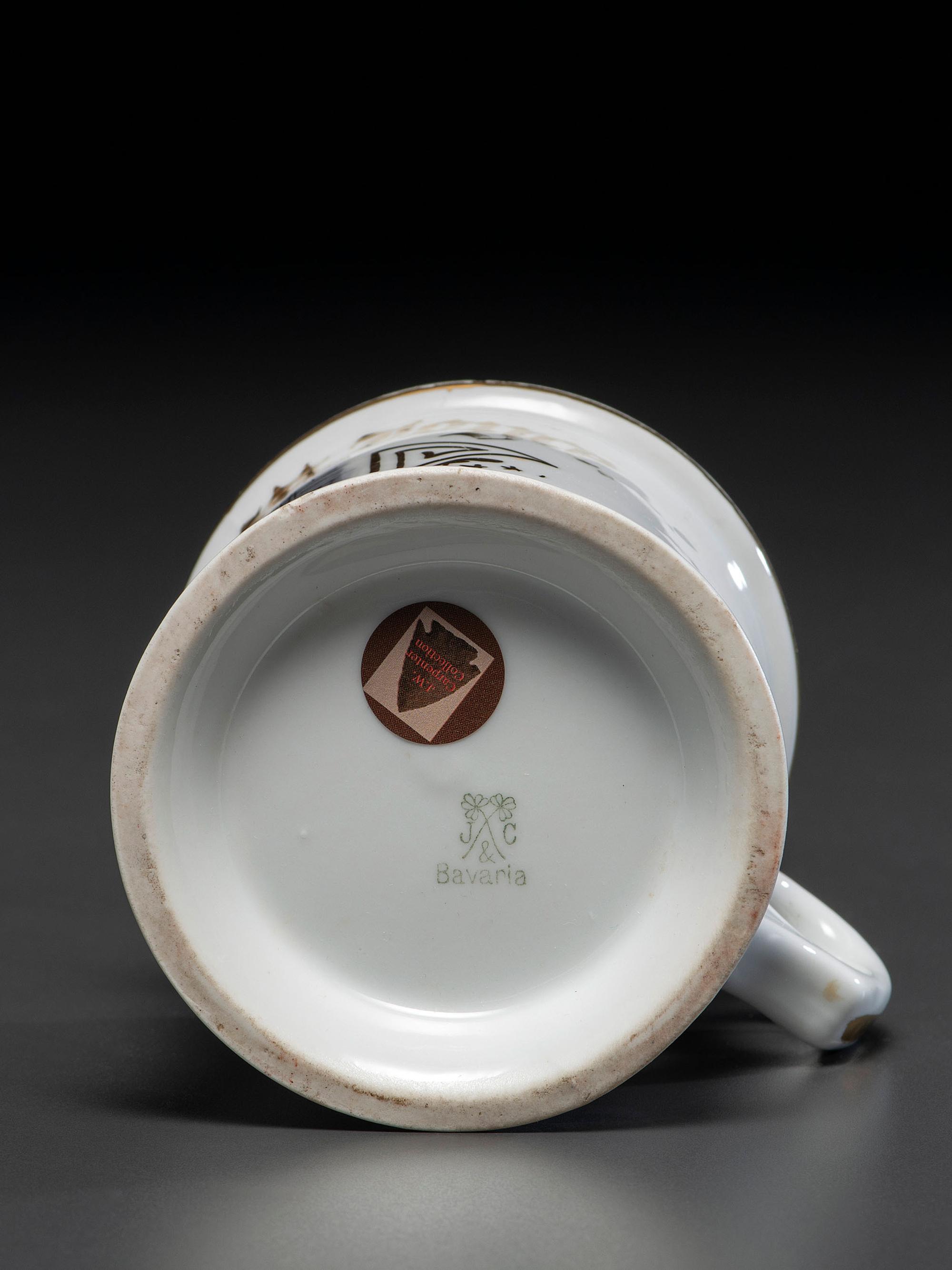 A Switchboard Operator's Porcelain Occupational Shaving Mug