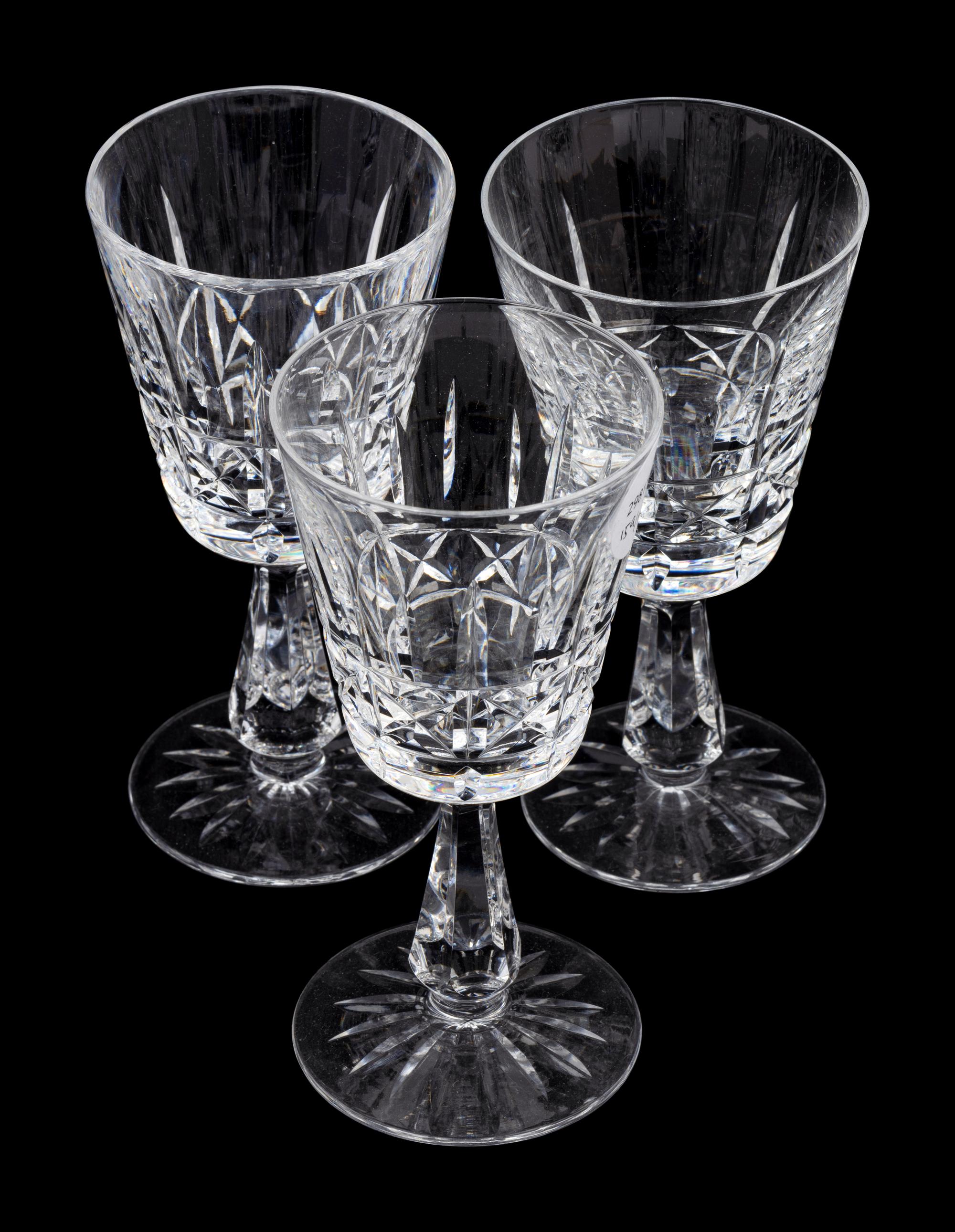 A Waterford Cut Glass Stemware Service