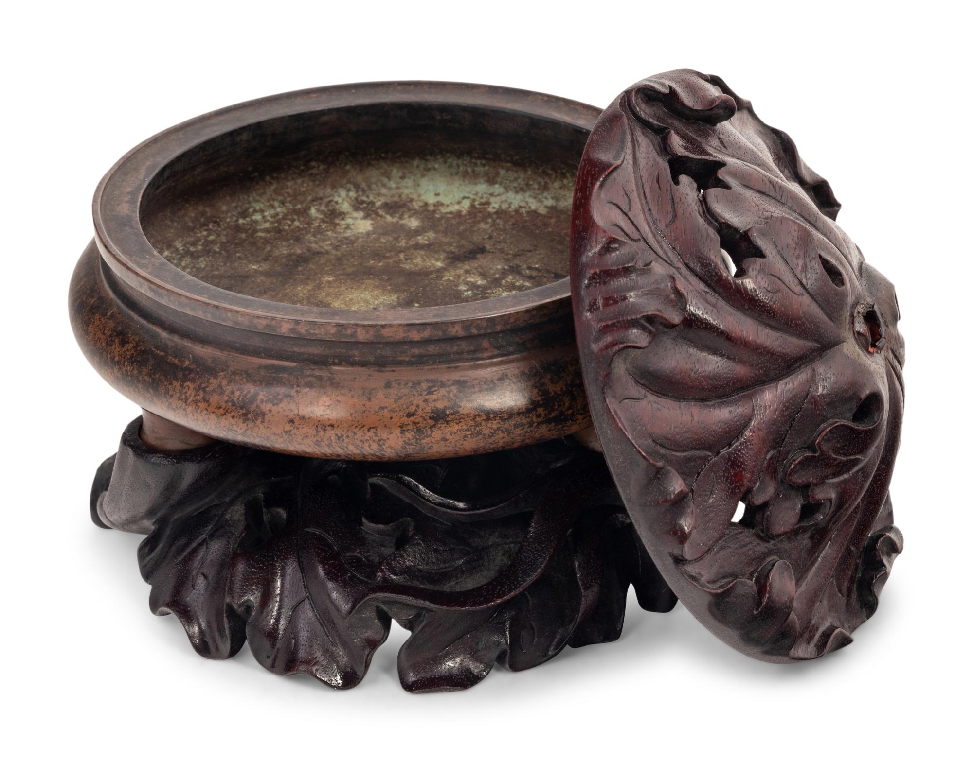 A Chinese Bronze Incense Burner