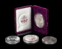 Four 1-Ounce Silver Rounds