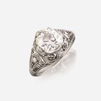 A diamond solitaire