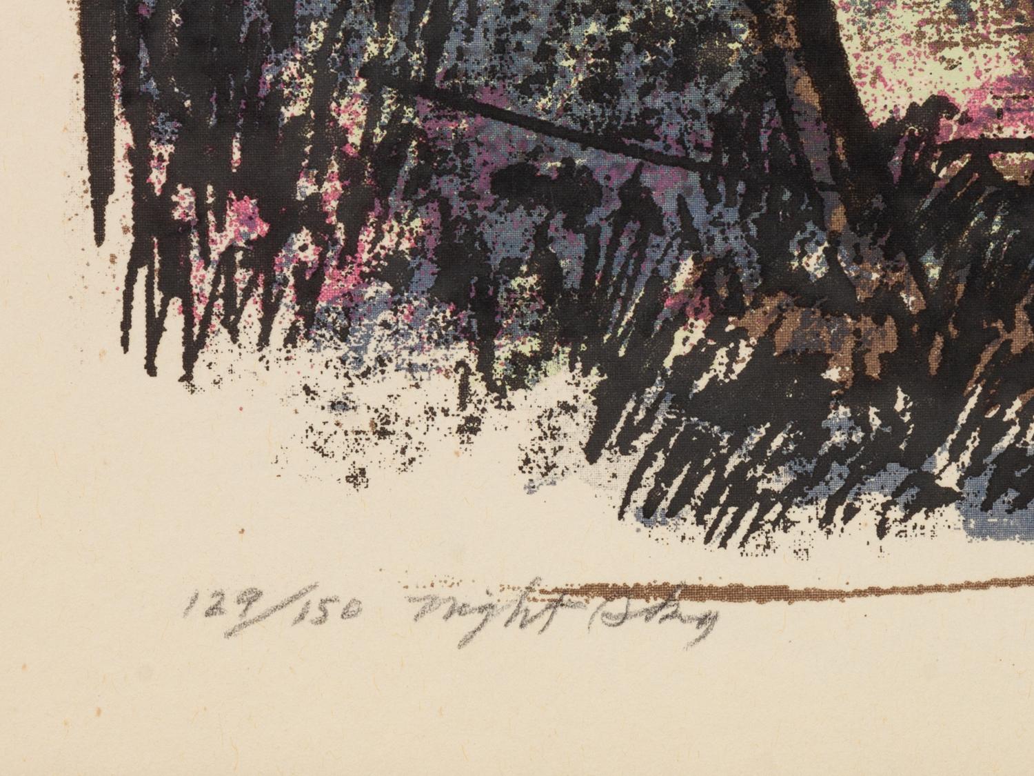 Five Works: Quiet Pool , edition 118/120; Fall Pasture , edition 94/130; Northern New Mexico , Over Print #1; Winter Afternoon; Night Stag , edition 129/150